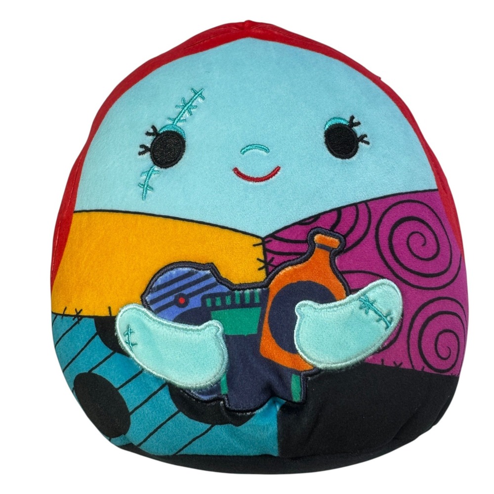 Squishmallows Disney Sally Nightmare Before Christmas Plush 8 Inch Patchwork Toy